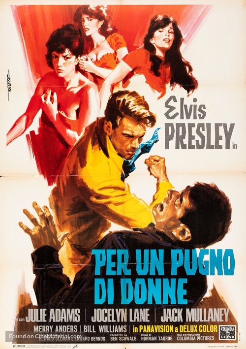 Tickle Me - Italian Movie Poster