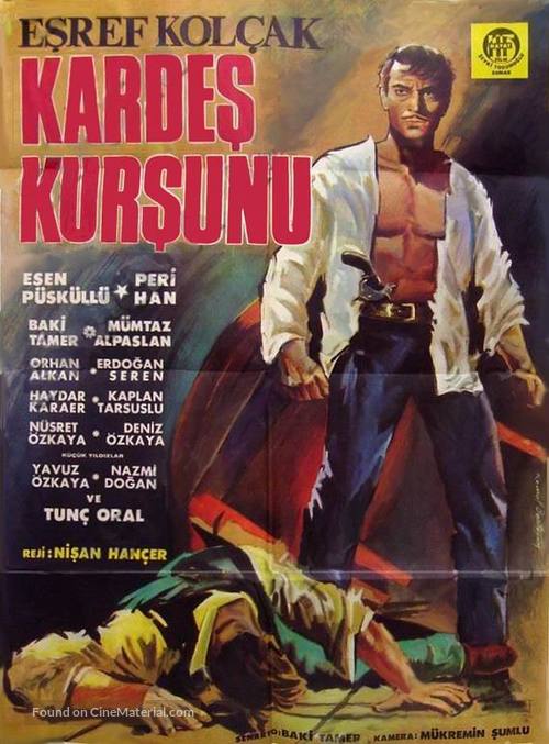 Kardes kursunu - Turkish Movie Poster