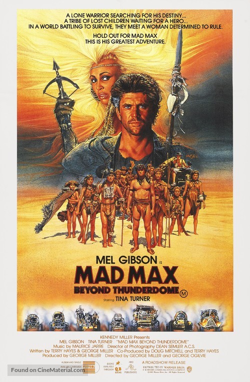 Mad Max Beyond Thunderdome - Australian Movie Poster