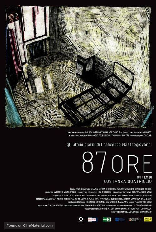 87 ore - Italian Movie Poster