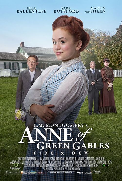 L.M. Montgomery&#039;s Anne of Green Gables: Fire &amp; Dew - Canadian Movie Poster