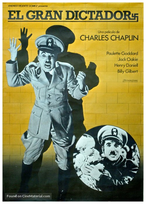The Great Dictator - Spanish Movie Poster