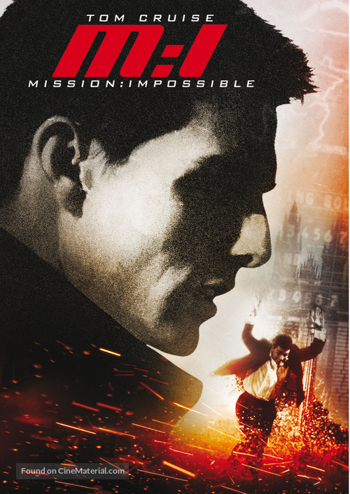 Mission: Impossible - Czech DVD movie cover