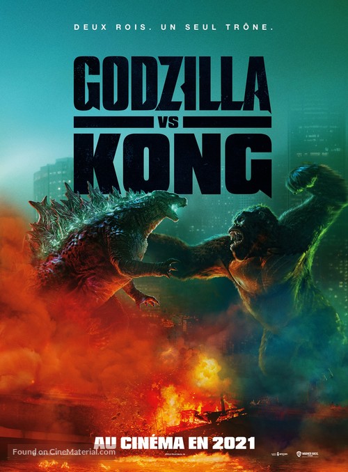 Godzilla vs. Kong - French Movie Poster