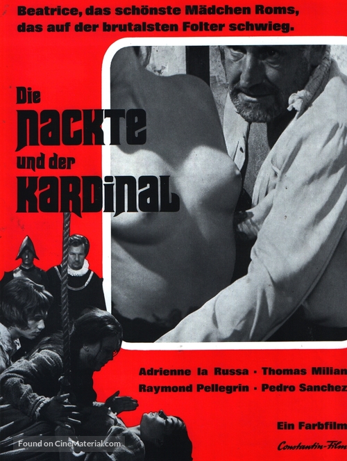 Beatrice Cenci - German Movie Poster