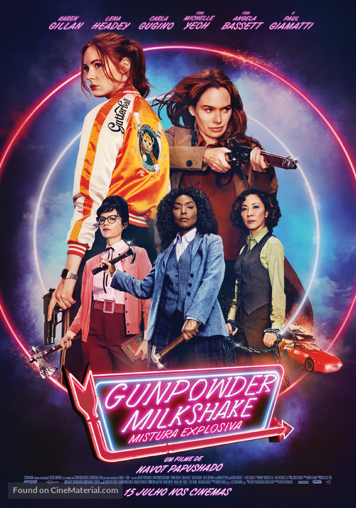 Gunpowder Milkshake - Portuguese Movie Poster