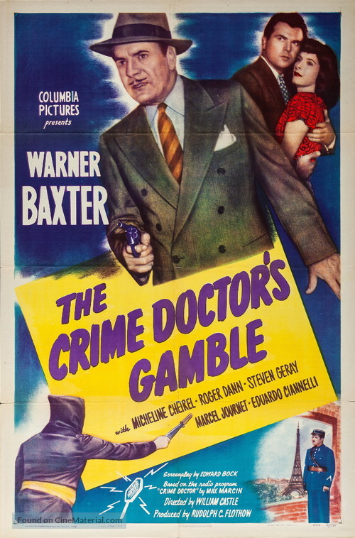 Crime Doctor&#039;s Gamble - Movie Poster