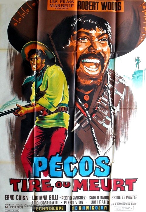 Pecos &egrave; qui: prega e muori - French Movie Poster