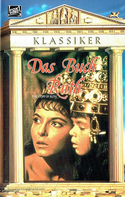 The Story of Ruth - German VHS movie cover