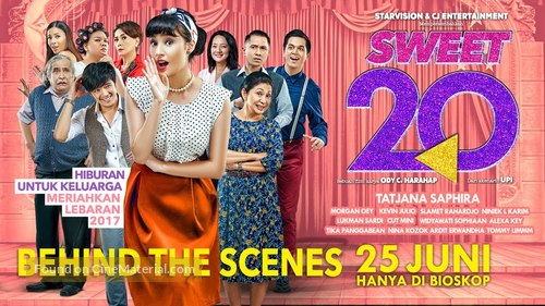 Sweet 20 Aka Miss Granny - Indonesian Movie Poster