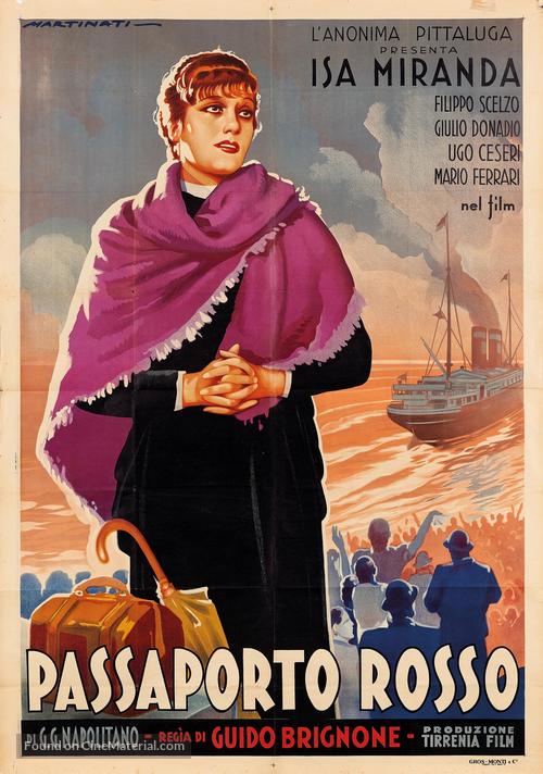 Passaporto rosso - Italian Movie Poster