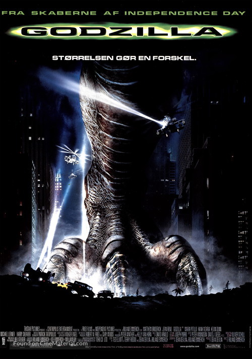 Godzilla - Danish Movie Poster