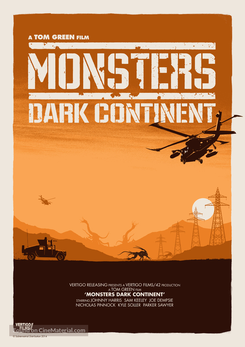 Monsters: Dark Continent - British Movie Poster