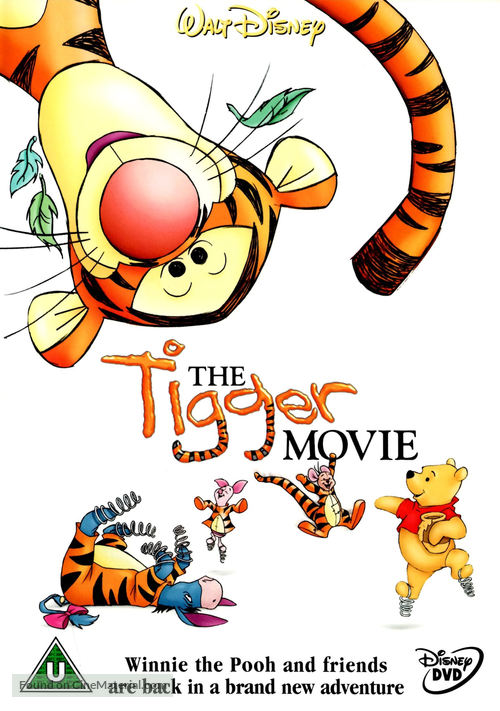 The Tigger Movie - British DVD movie cover