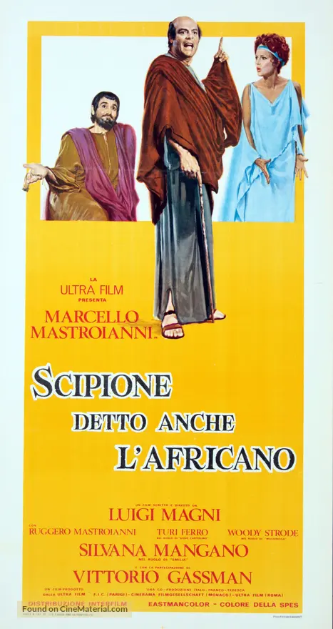 Scipione detto anche l&#039;africano - Italian Movie Poster