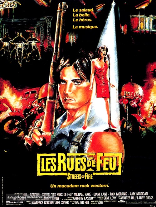 Streets of Fire - French Movie Poster