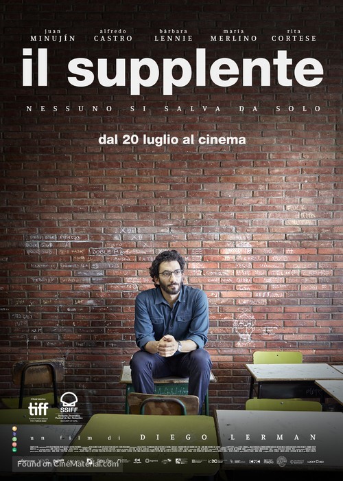 El Suplente - Italian Movie Poster