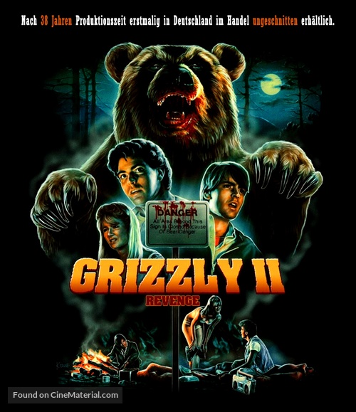 Grizzly II: The Concert - German Blu-Ray movie cover