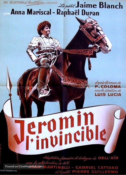 Jerom&iacute;n - French Movie Poster