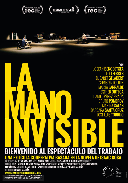 La mano invisible - Spanish Movie Poster