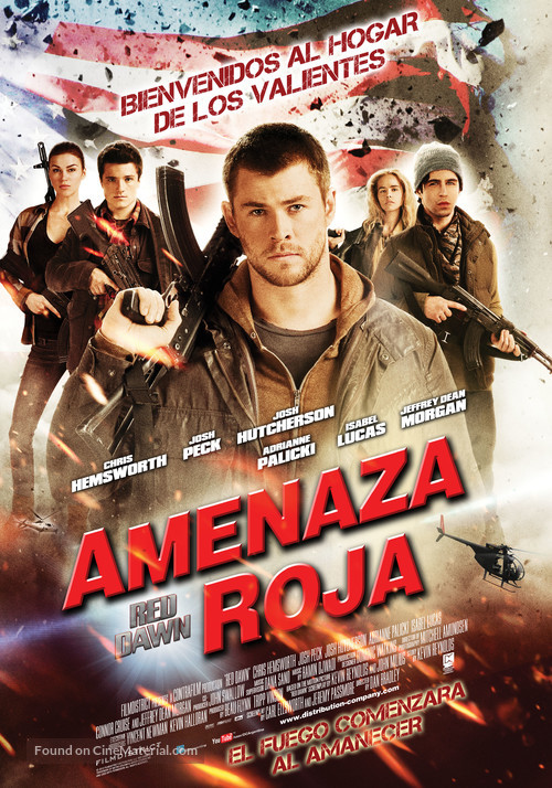 Red Dawn - Argentinian Movie Poster