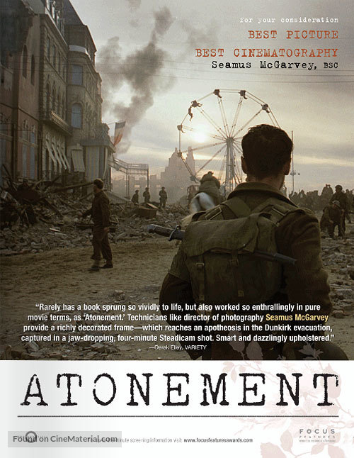 Atonement - For your consideration movie poster