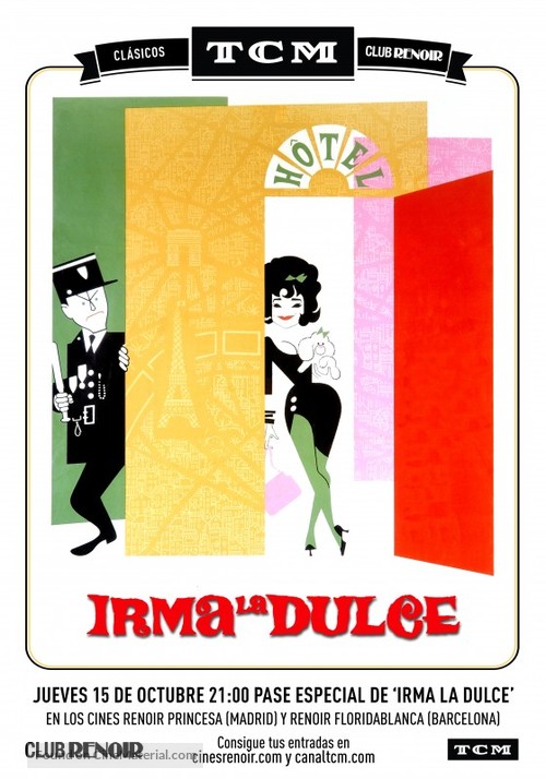 Irma la Douce - Spanish Movie Poster