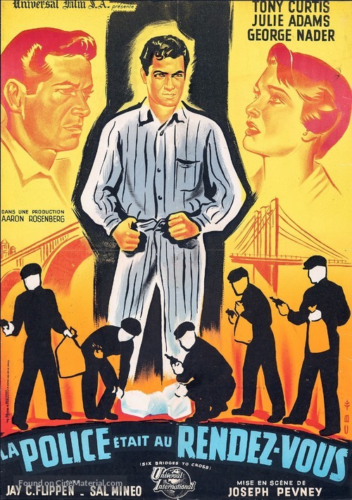 Six Bridges to Cross - French Movie Poster