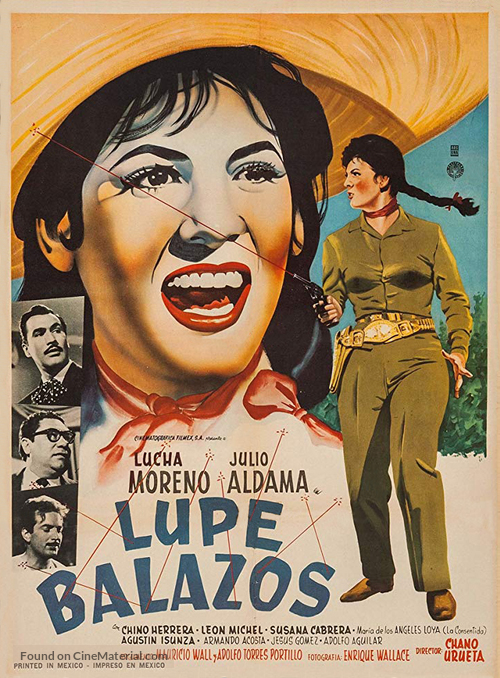 Lupe Balazos - Mexican Movie Poster