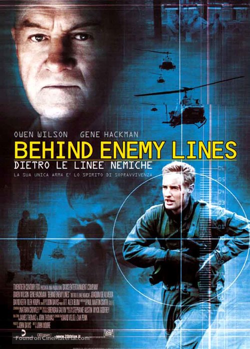 Behind Enemy Lines - Italian Movie Poster