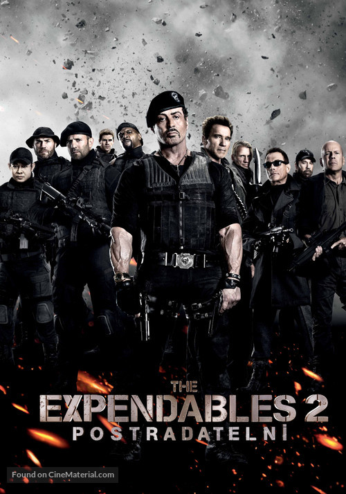 The Expendables 2 - Czech Movie Poster