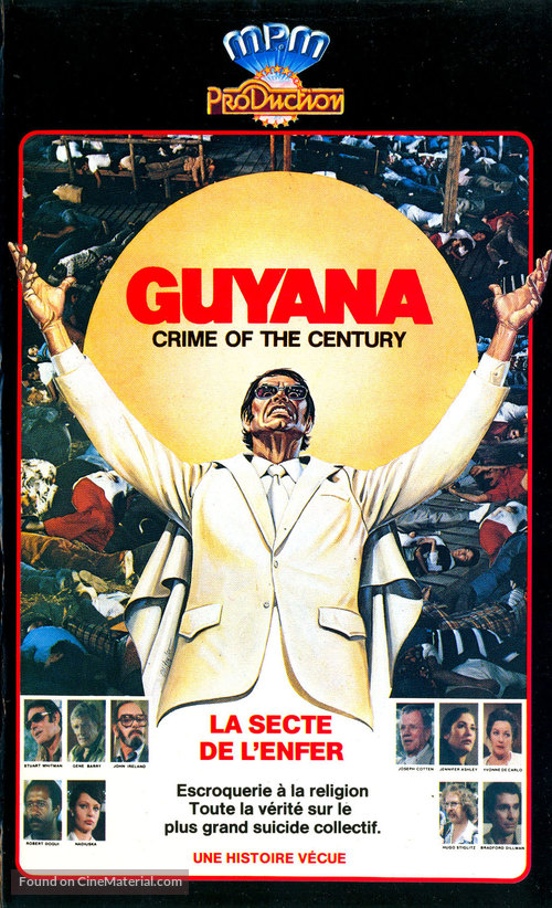 Guyana: Crime of the Century - French VHS movie cover