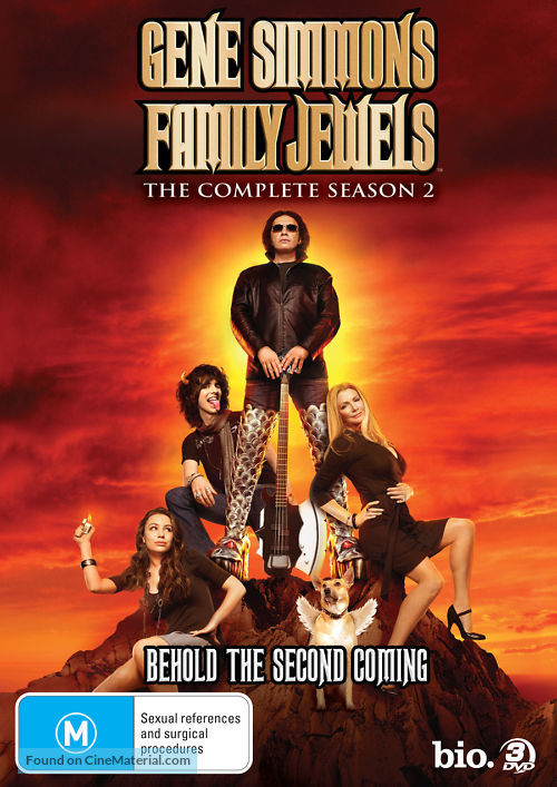 &quot;Gene Simmons: Family Jewels&quot; - Australian DVD movie cover