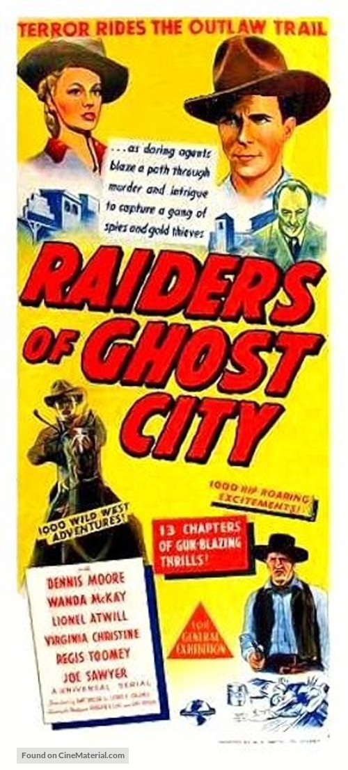 Raiders of Ghost City - Australian Movie Poster