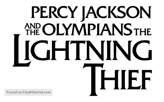 Percy Jackson The Olympians The Lightning Thief 2010 Logo