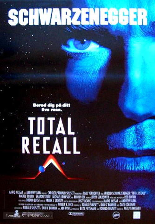 Total Recall - Swedish Movie Poster