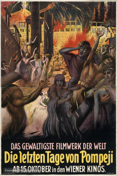 Gli ultimi giorni di Pompeii - Austrian Movie Poster