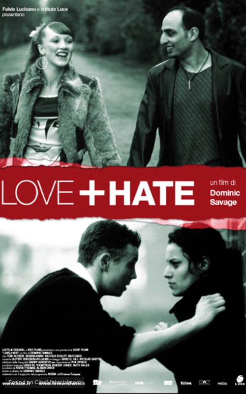 Love + Hate - Italian poster