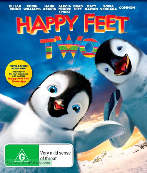 Happy Feet Two - Australian Blu-Ray movie cover