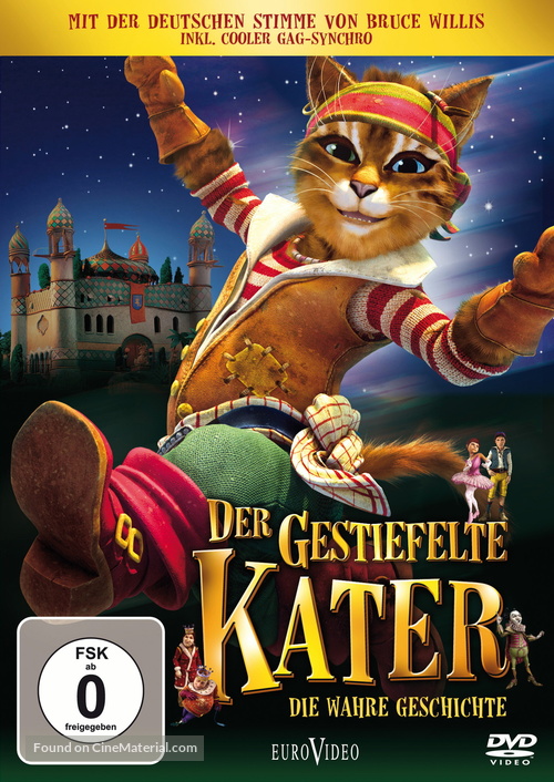 La v&eacute;ritable histoire du Chat Bott&eacute; - German DVD movie cover