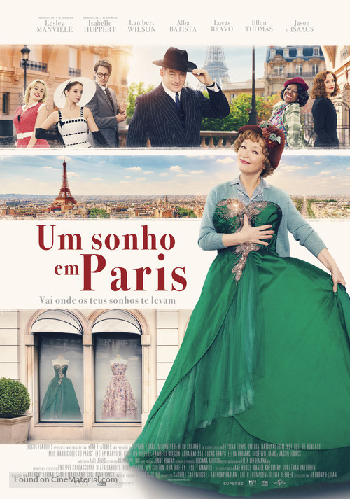 Mrs. Harris Goes to Paris - Portuguese Movie Poster