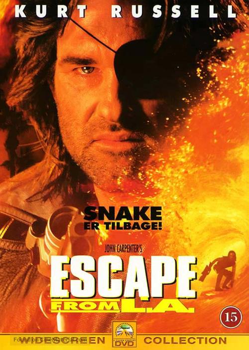 Escape from L.A. - Danish Movie Cover