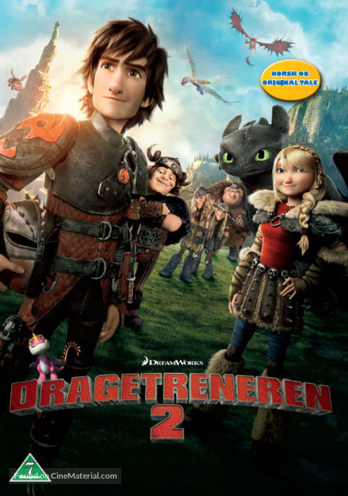 How to Train Your Dragon 2 - Norwegian DVD movie cover