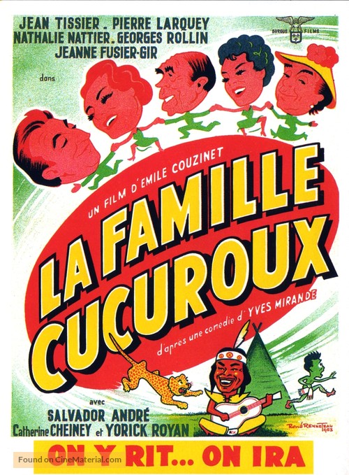 La famille Cucuroux - French Movie Poster