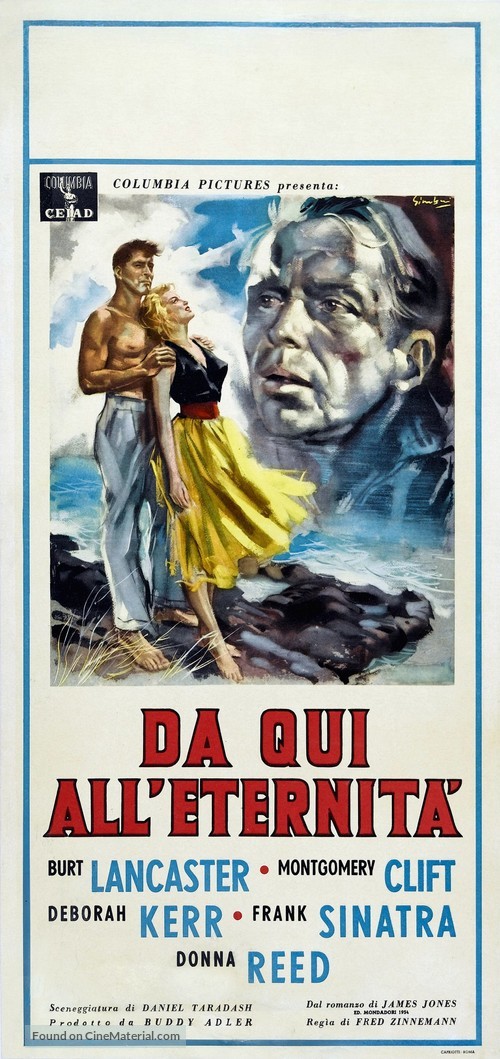 From Here to Eternity - Italian Movie Poster