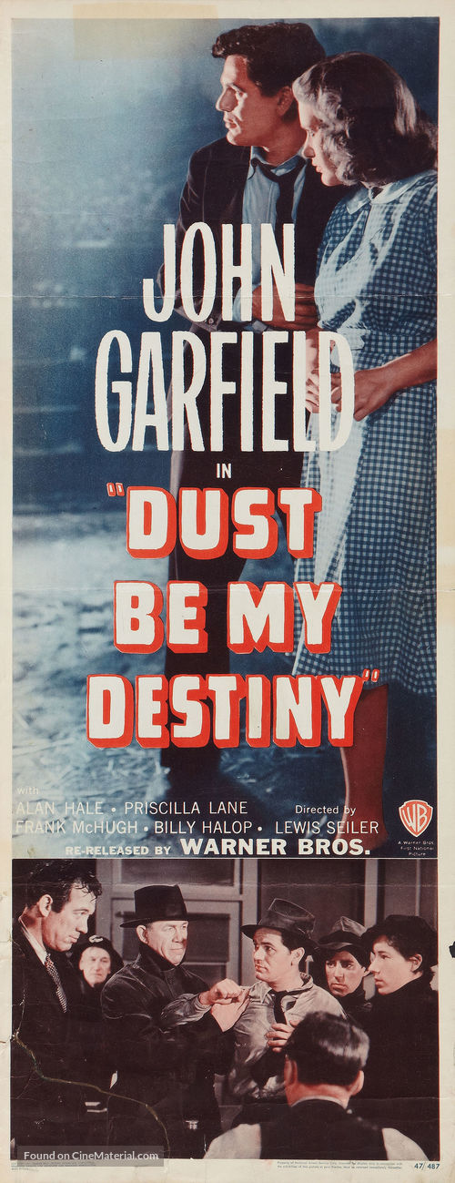 Dust Be My Destiny - Re-release movie poster