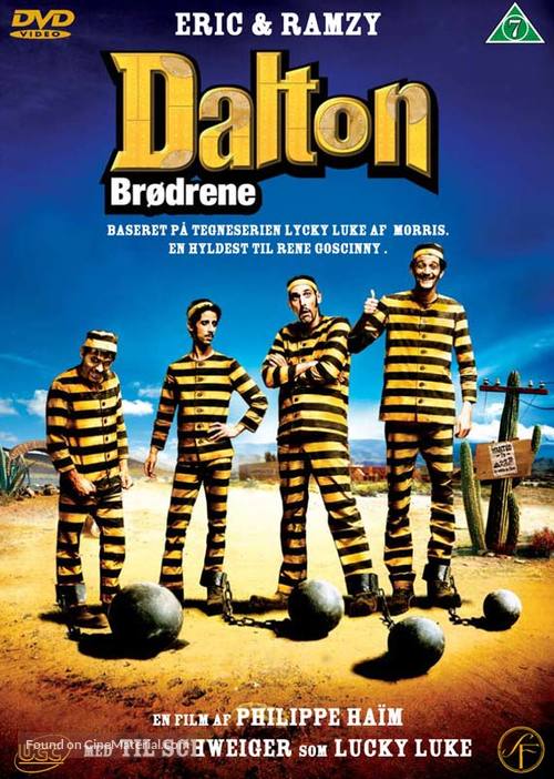 Les Dalton - Danish DVD movie cover