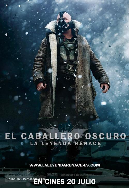 The Dark Knight Rises - Spanish Movie Poster