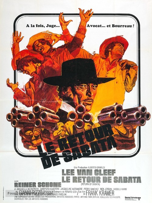 &Egrave; tornato Sabata... hai chiuso un&#039;altra volta - French Movie Poster