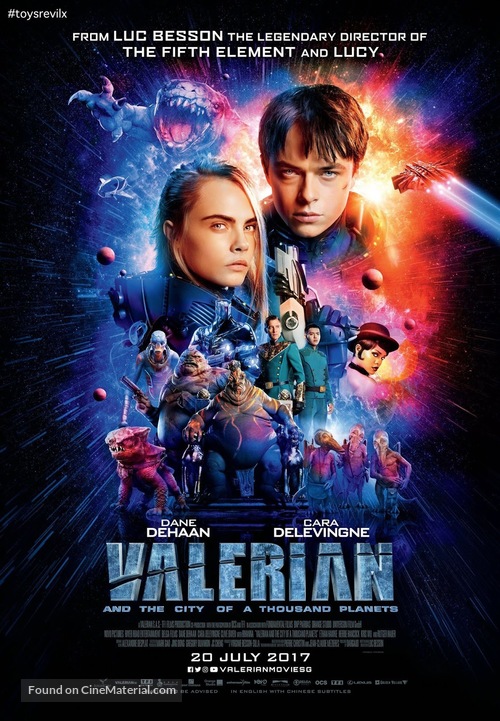 Valerian and the City of a Thousand Planets - Singaporean Movie Poster